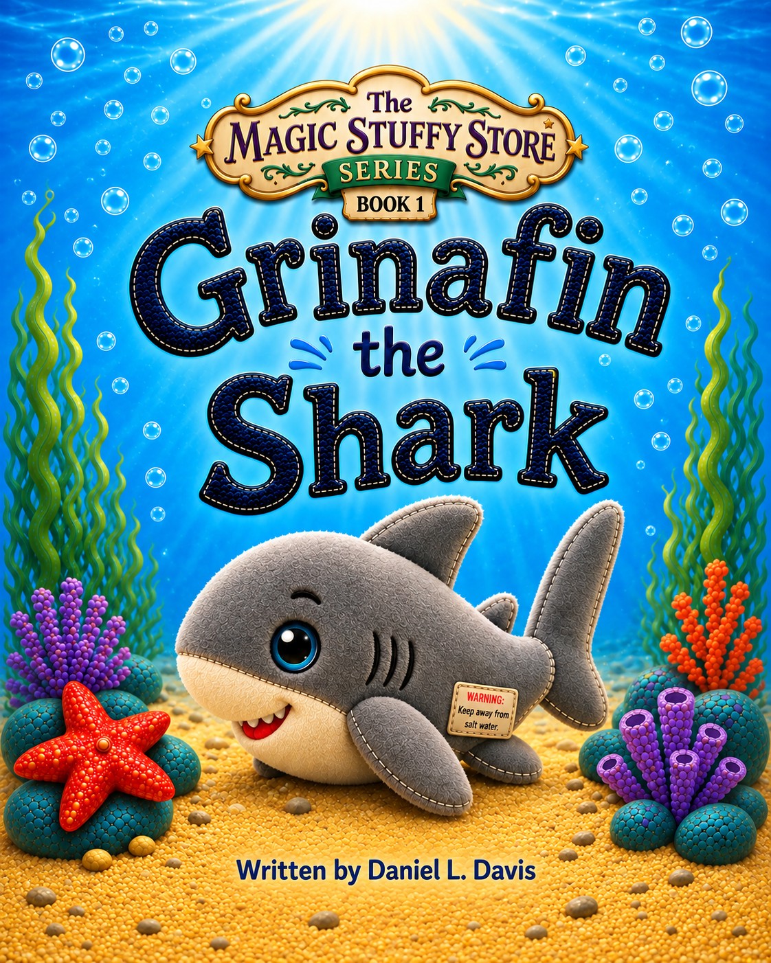 Grinafin the Shark book cover